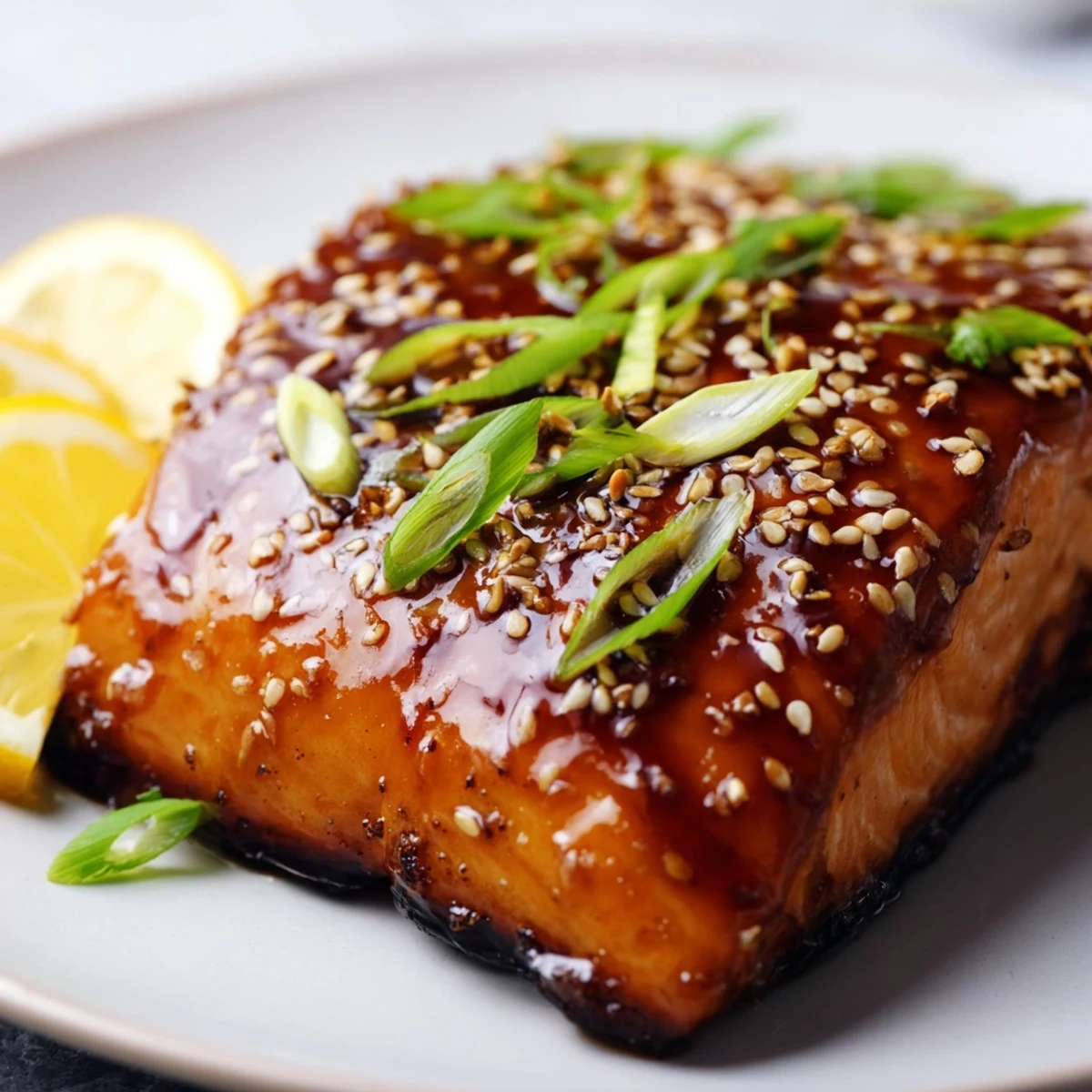 Enjoy flavorful, perfectly cooked Baked Salmon with Teriyaki Glaze, a simple yet satisfying seafood dinner.