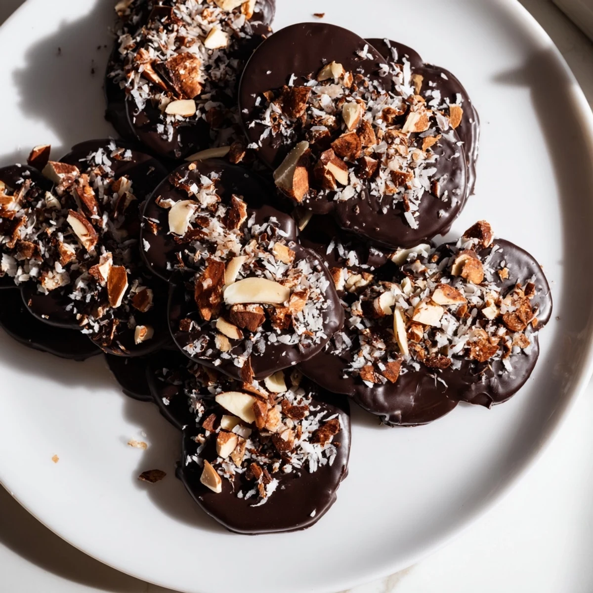 Chocolate Covered Banana Bites