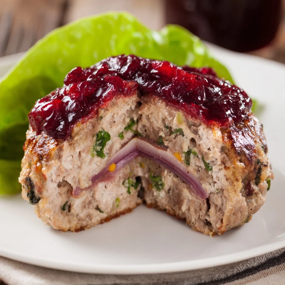A saucepan of simmering homemade cranberry sauce with orange zest, ready for these Turkey Burgers with Cranberry Sauce.