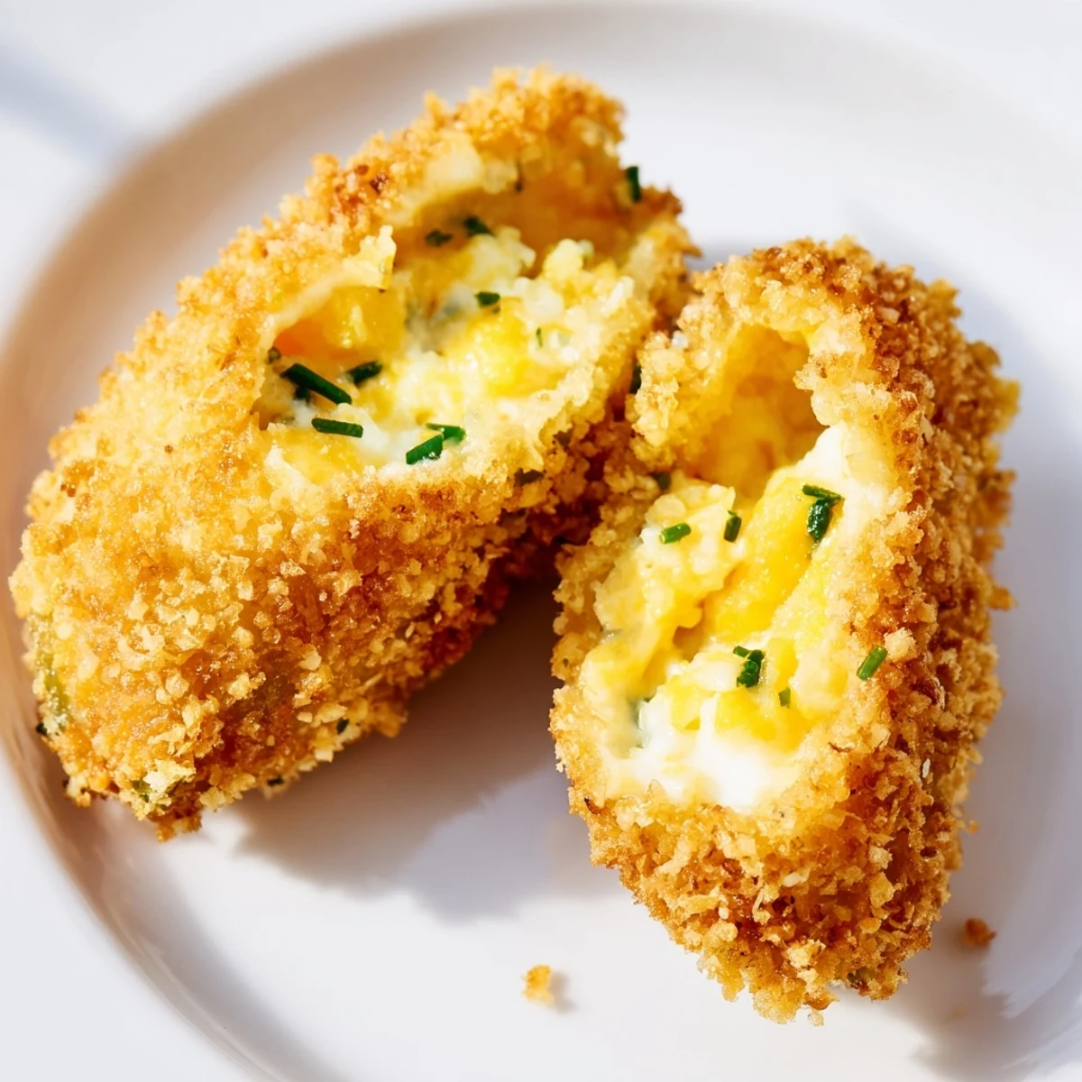 A close-up of Spicy Jalapeno Poppers with Cream Cheese showing the melted, gooey filling.