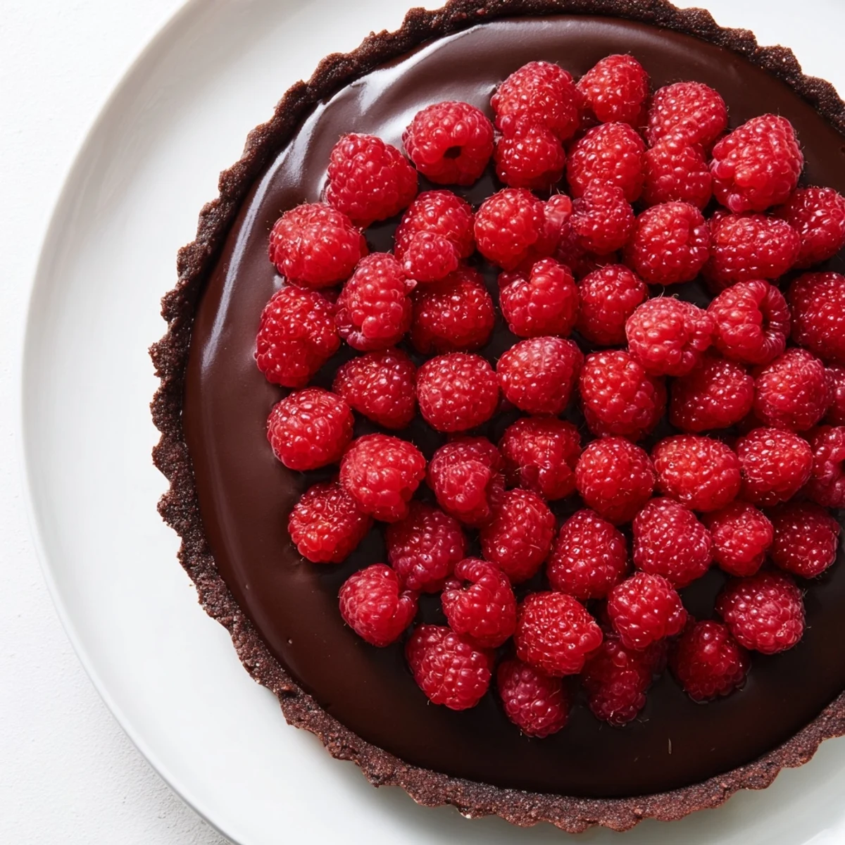 Chocolate Raspberry Tart Ganache