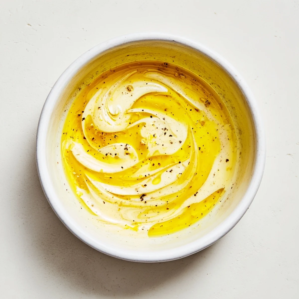 Vibrant Lemon Dijon Dressing in a small pitcher, perfect for tossing with roasted vegetables or a quinoa grain bowl.