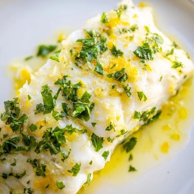Baked Halibut with Lemon Butter