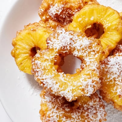 Golden Pineapple Fritters